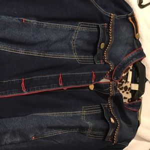 Chico’s zenergy military jacket size 4